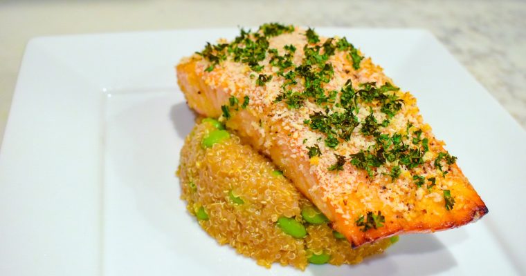 Honey Dijon Baked Salmon